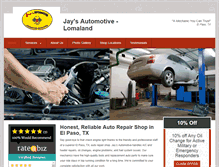 Tablet Screenshot of elpasoautoshop.com